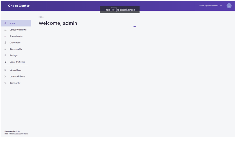 chaos-engineering-litmus-nexastack-dashboard